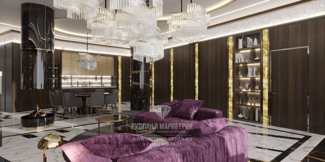 Квартира в стиле ар-деко из нашего портфолио
