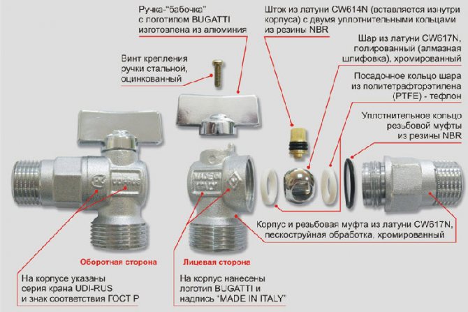 шаровой угловой